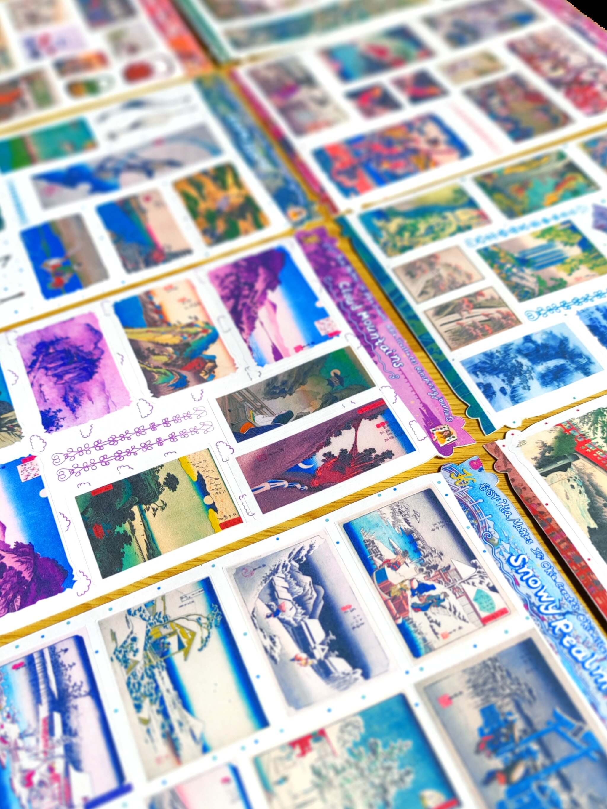 Retro Sticker Japan Japan Sticker Sheets | Vintage Japanese Art Stickers • Kia Creates