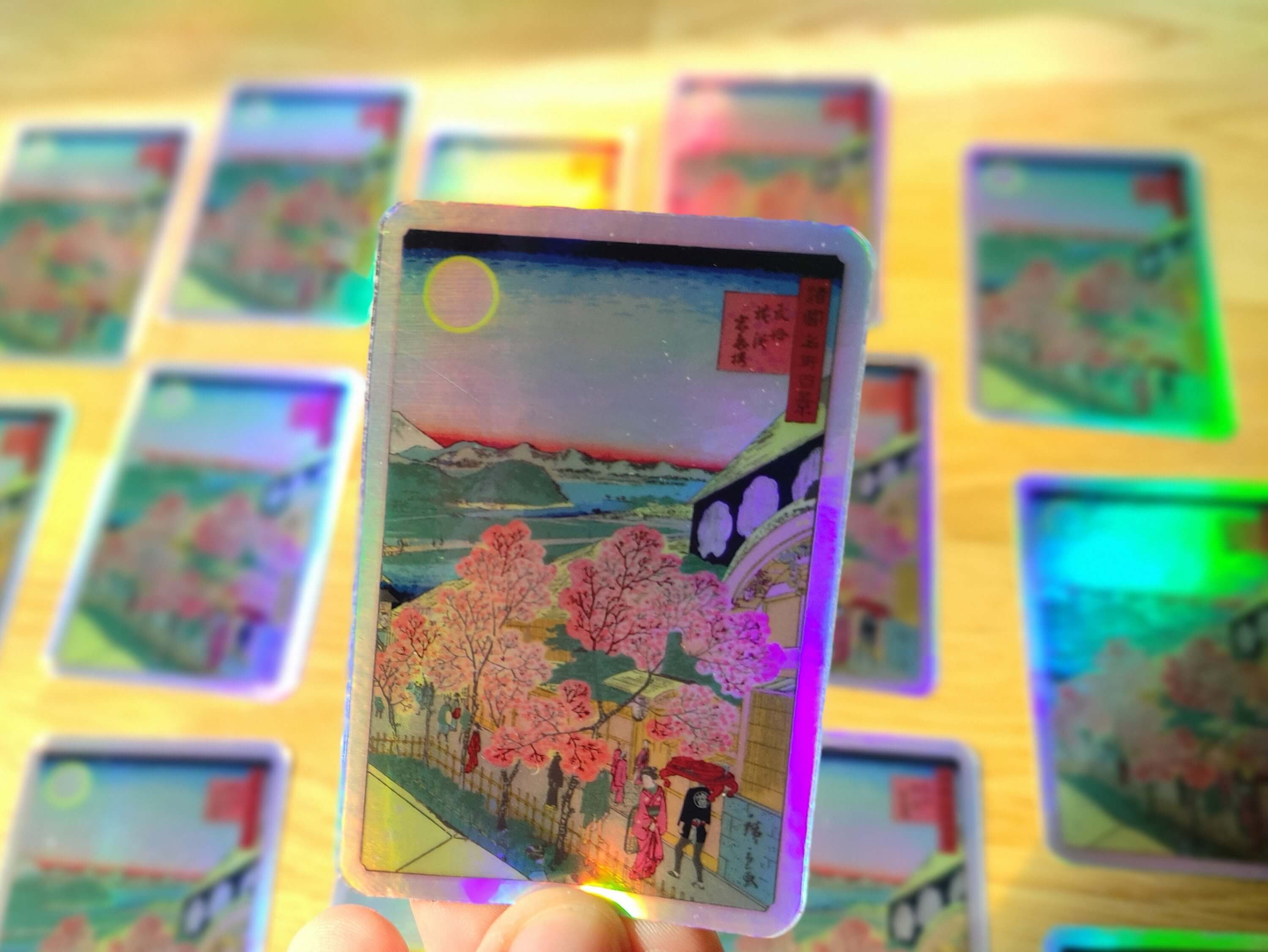 Japanese Art Sticker Cherry Blossom Sticker • Kia Creates