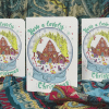 Gingerbread Christmas Cards by Kia Creates ft. Gingerbread House and Snowglobe (illustrated holiday cards)