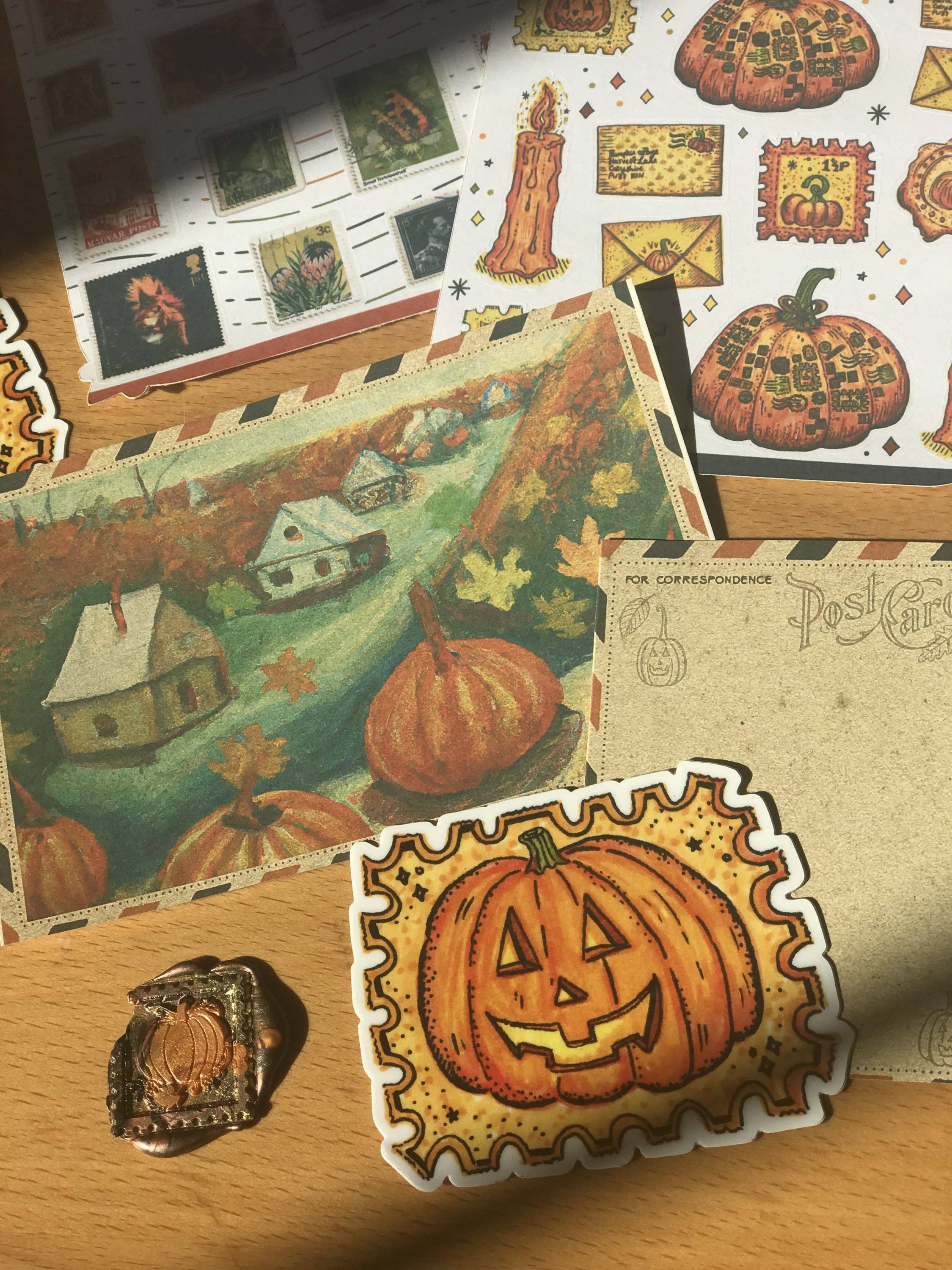 Pumpkin Mail and Post Collection by Kia Creates