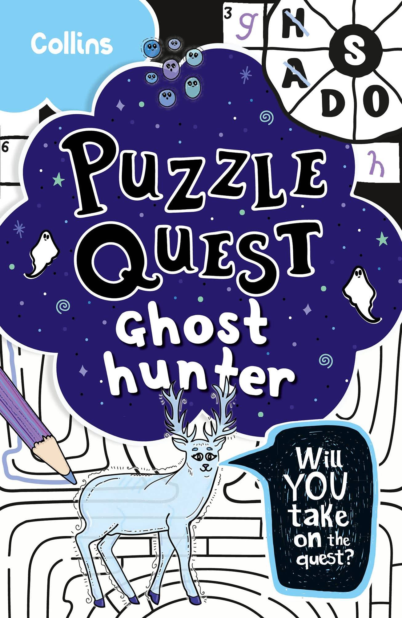 Puzzle Quest Ghost Hunter Stickers by Kia Creates