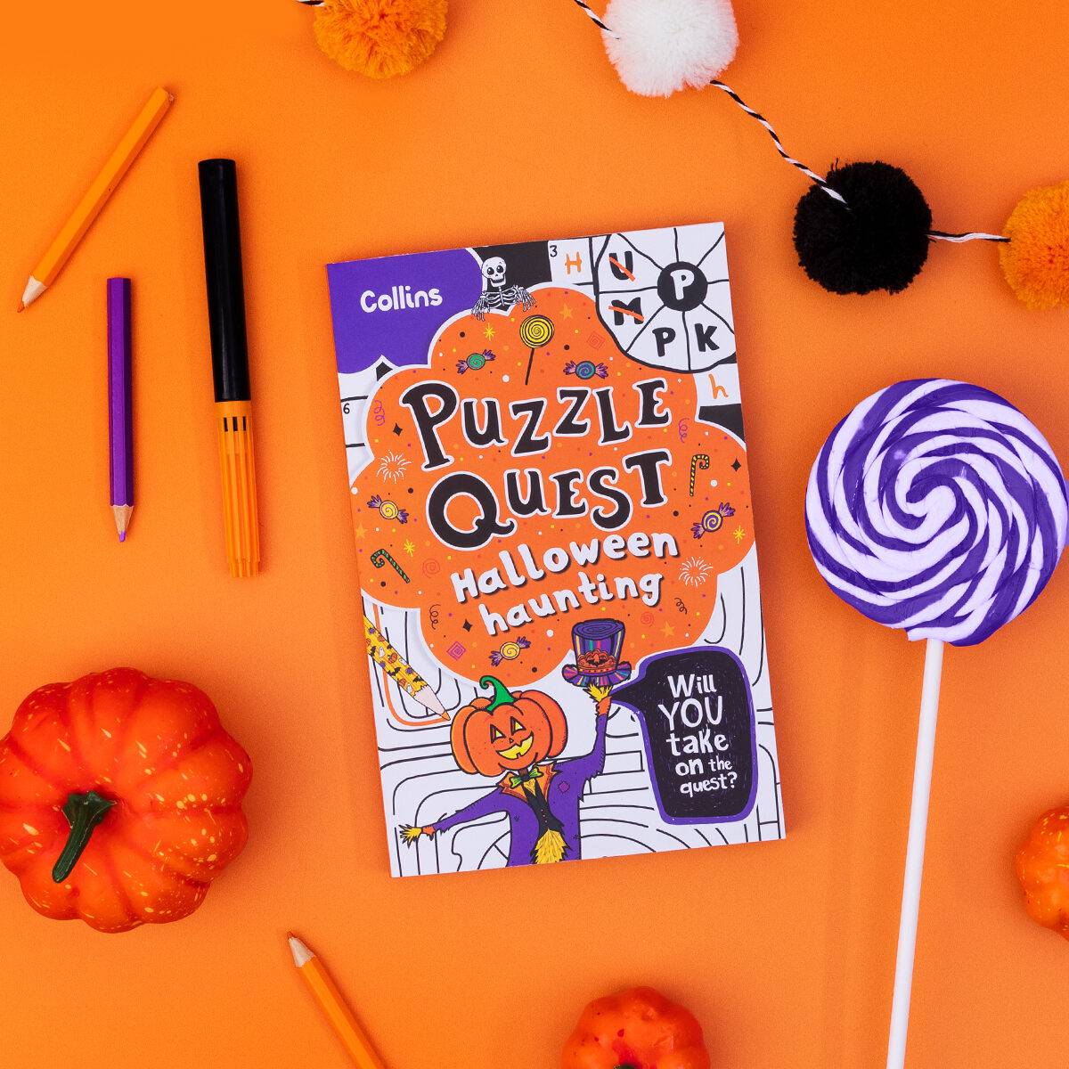 Puzzle Quest Halloween Haunting – Halloween Puzzle Book for Kids