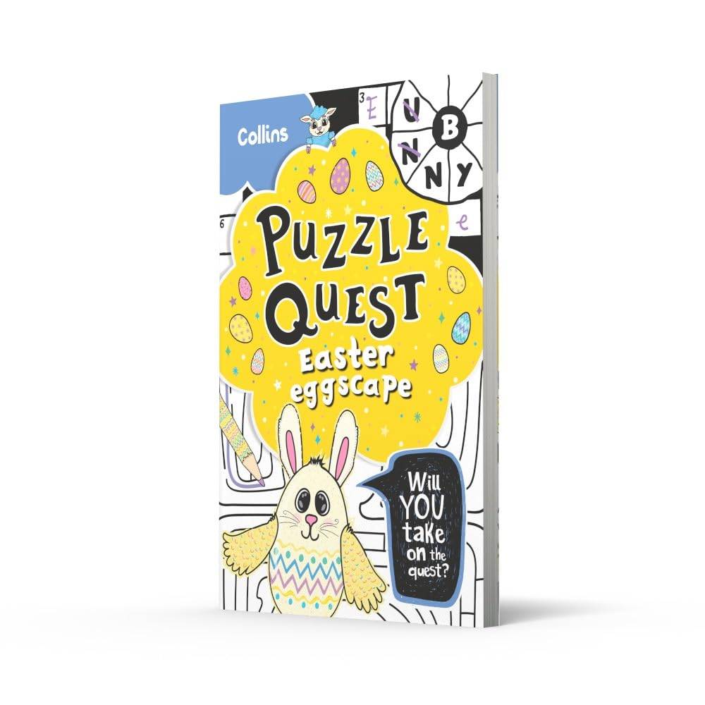 Puzzle Quest Easter Eggscape - Easter puzzle book for kids by Kia Marie Hunt