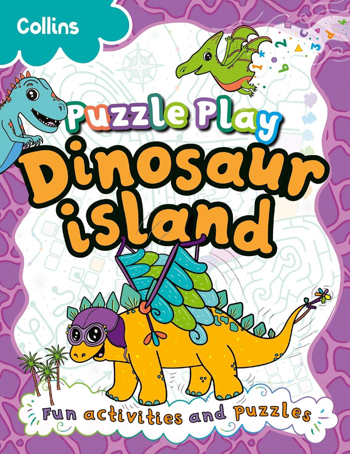 Puzzle Play Dinosaur Island (Puzzle Pals) by Kia Marie Hunt for Collins Kids - Dinosaur activity book for kids