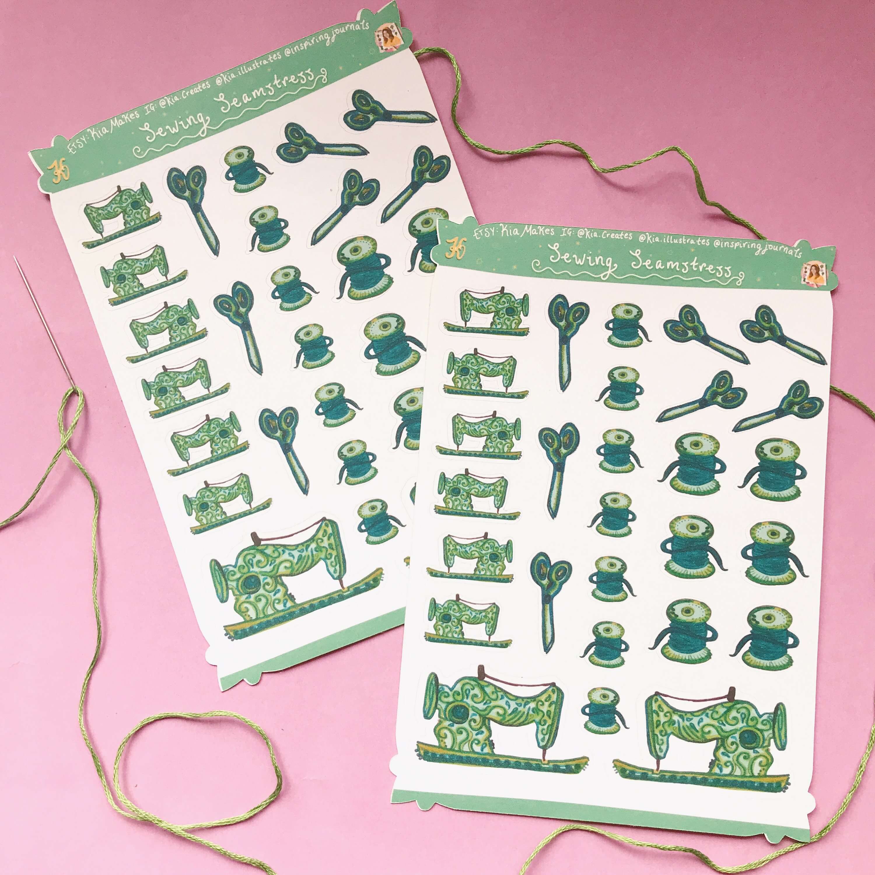 Sewing Planner Stickers
