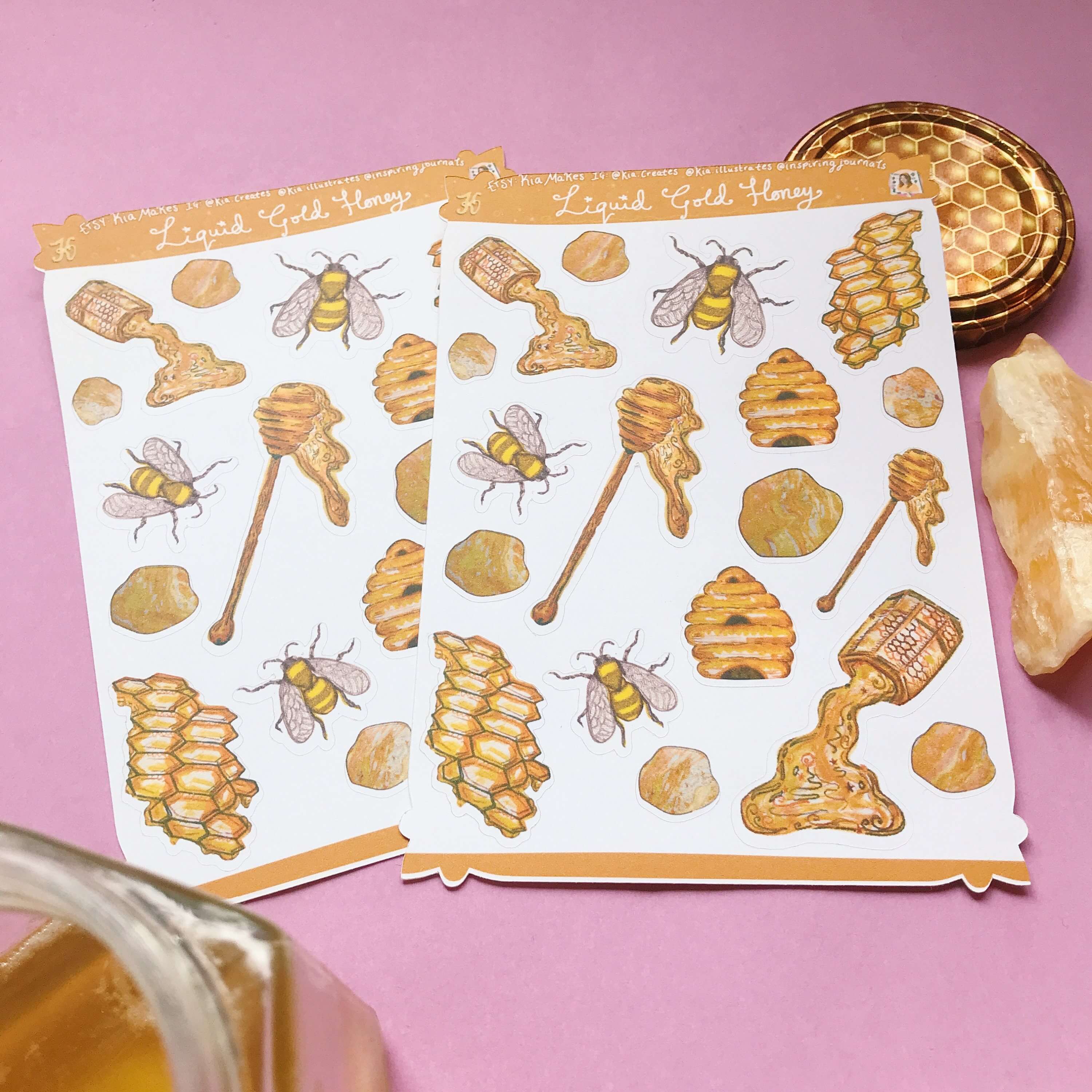 Honey Sticker Sheet